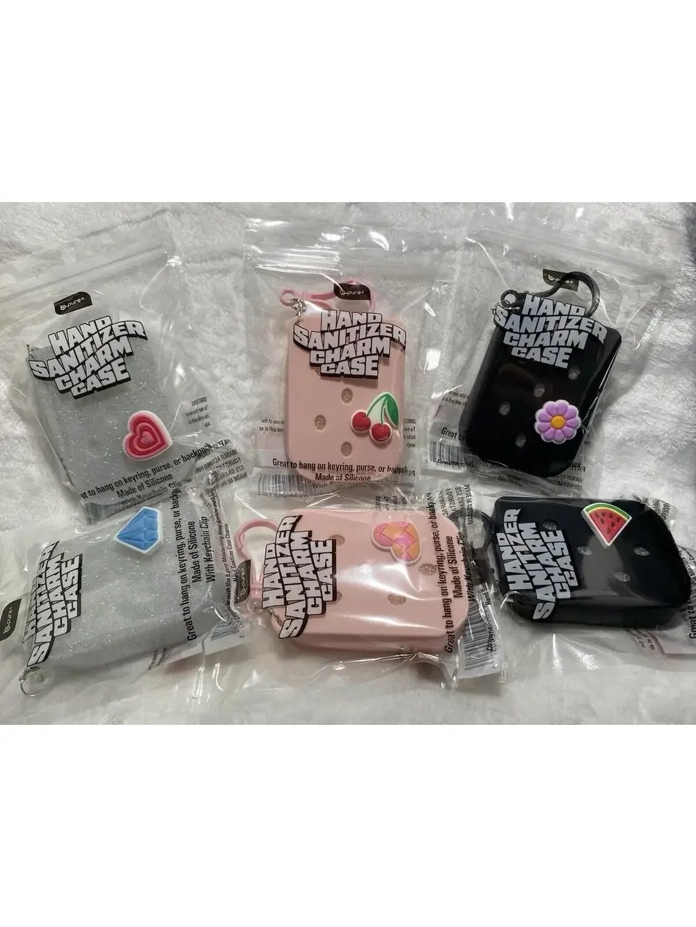 b.pure Hand Sanitizer Charm Case Lot, All Currently Available Cases